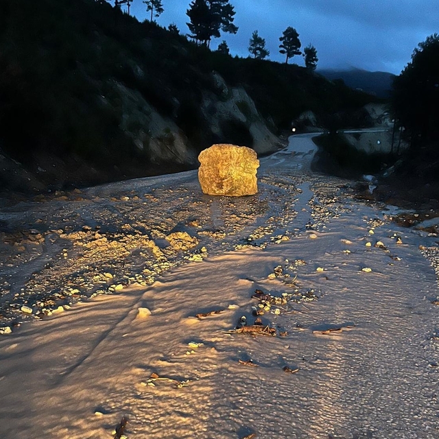 Çameli'nde sel ve heyelana karşı yoğun mesai
