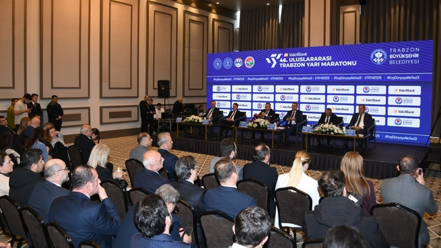 Uluslararası Trabzon Yarı Maratonu'nun tanıtım toplantısı yapıldı