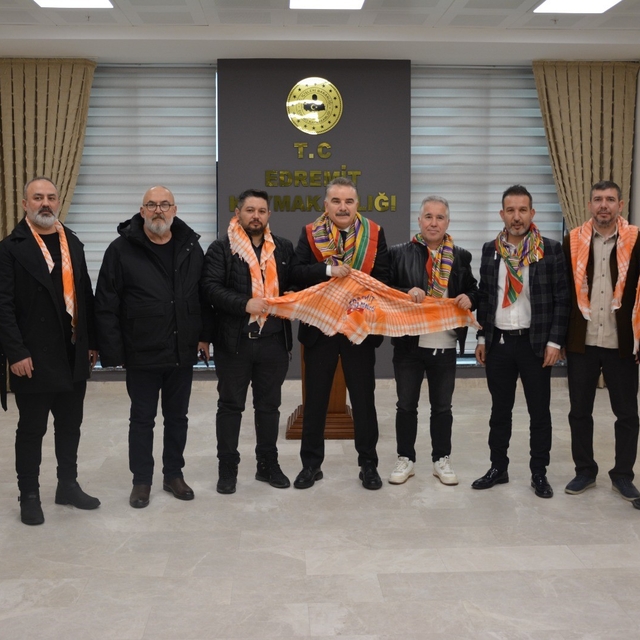 Edremit Yörükleri Derneği'nden Kaykamam Odabaş 'a ziyaret