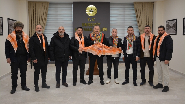 Edremit Yörükleri Derneği'nden Kaykamam Odabaş 'a ziyaret