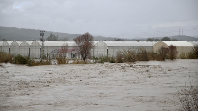 Muğla'da kuvvetli yağış nedeniyle sel ve su taşkınları yaşanıyor