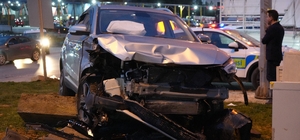 Samsun'da SUV tipi araçlar çarpıştı: 2 yaralı