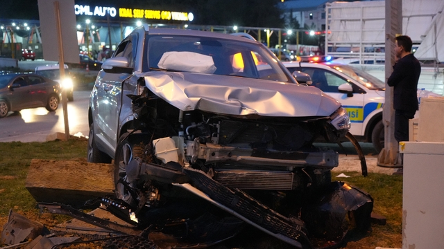 Samsun'da SUV tipi araçlar çarpıştı: 2 yaralı