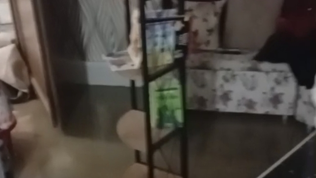 Hatay'da sağanak; dere taştı, evi ve ahırı su bastı