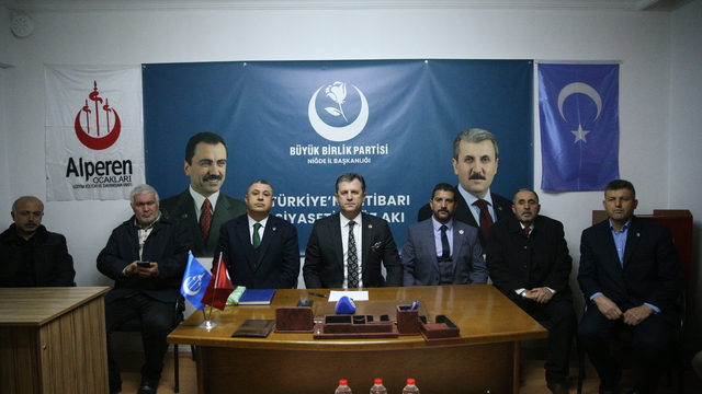 BBP Genel Başkan Yardımcısı Yörükçüoğlu, Niğde'de konuştu: