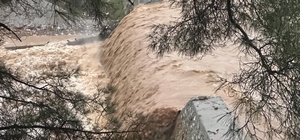 Aydın'da dere taştı; 9 ev tedbir amaçlı tahliye edildi
