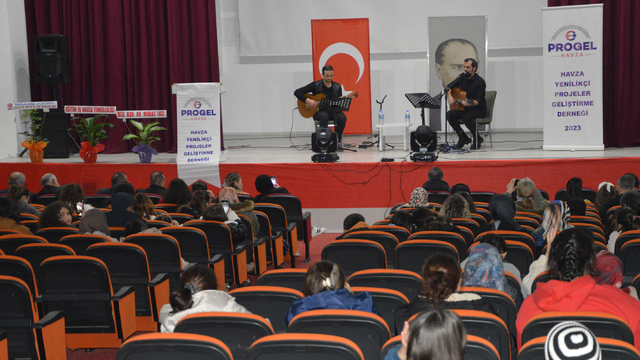 Havza "Duygulu şarkılar" konseri düzenlendi