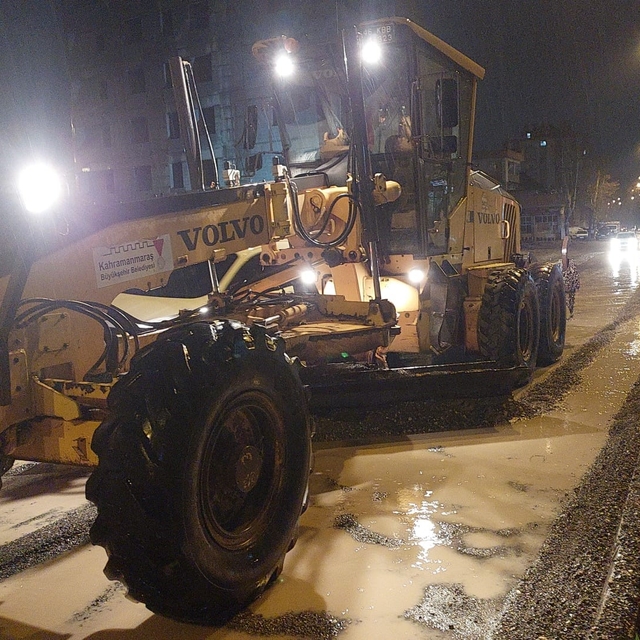 Kahramanmaraş'ta şiddetli yağışa karşı seferberlik