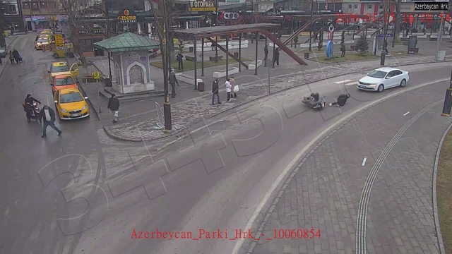 Kütahya'daki trafik kazaları kameralara yansıdı