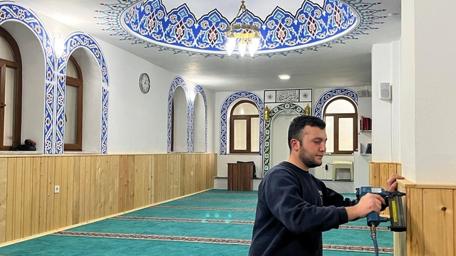Yunus Emre Camii'nde Ramazan hazırlığı tamamlandı
