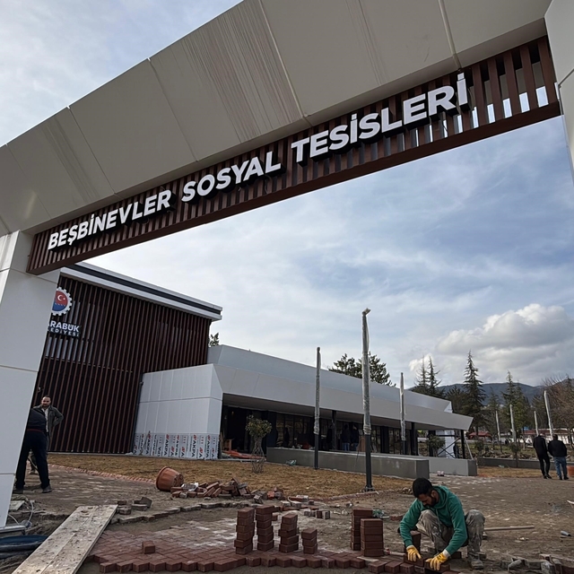 Karabük'te yeni bir sosyal tesis hizmete açılmaya hazırlanıyor