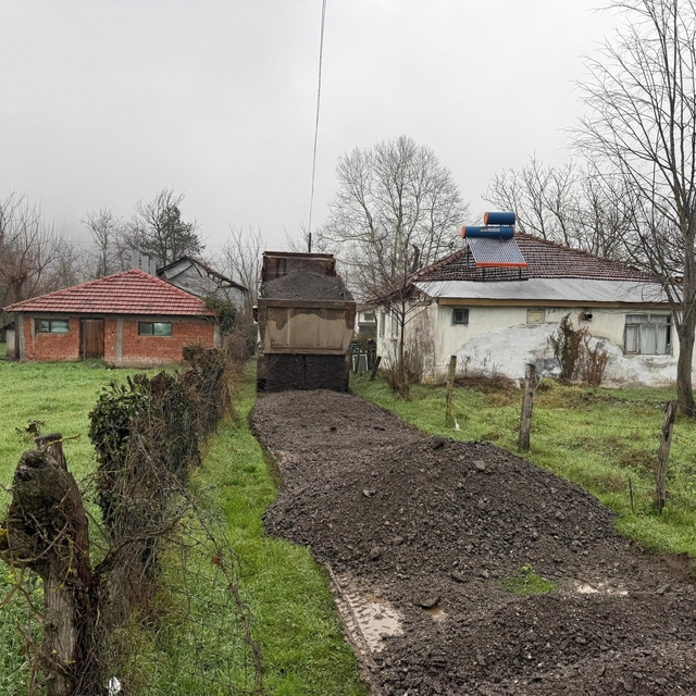 Gölyaka'da yol bakım çalışmaları tamamlandı