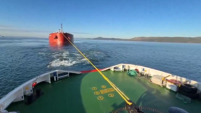 Çanakkale'de gemi arızası