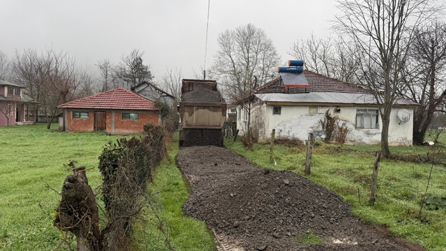 Gölyaka'da yol bakım çalışmaları tamamlandı