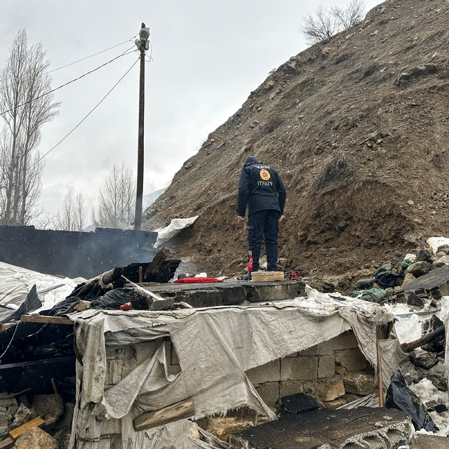 Çatak'ta tandır evi çöktü: Babaanne ile torunu yaralandı