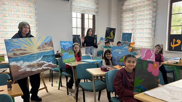 Yeşilyurt Belediyesi'nden çocuklara sanat dolu bir yolculuk
