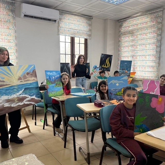 Yeşilyurt Belediyesi'nden çocuklara sanat dolu bir yolculuk