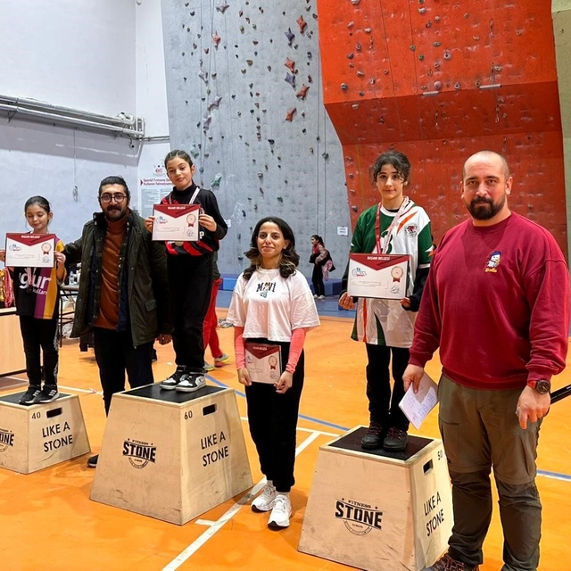 Malatya'da okul sporları tırmanış yarışmaları tamamlandı