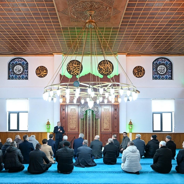 Lüleburgaz'da Ashab-ı Bedir Cami ibadete açıldı