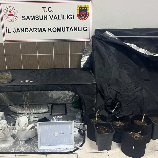 Çarşamba'da jandarmadan uyuşturucu operasyonu