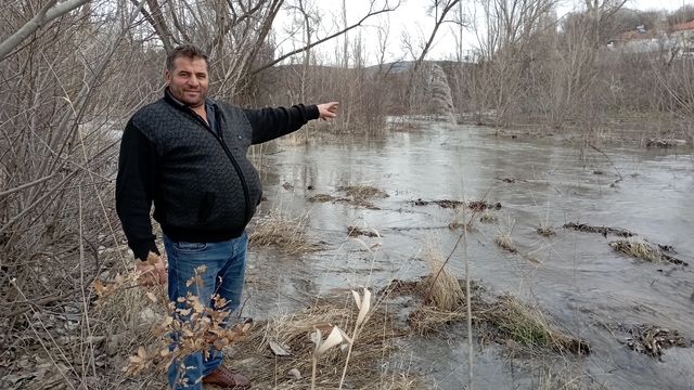 Tokat'ta dereler taştı; ekin tarlaları sular altında kaldı