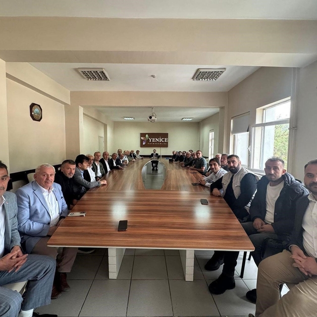 Yenice Muhtarlar Derneği'nden Kaymakam'a destek açıklaması