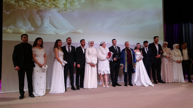 Gaziantep'te 14 Şubat'ta 62 çift evliliğe "Evet" dedi