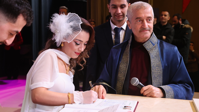 Gaziantep'te 62 çift Sevgililer Günü'nde evlendi