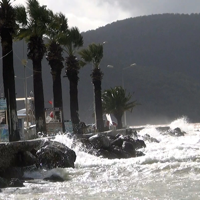 Bodrum-Kaş arası denizlerde fırtına uyarısı
