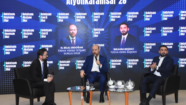 TÜGVA Yüksek İstişare Kurulu Üyesi Necmeddin Bilal Erdoğan, Afyonkarahisar'da söyleşiye katıldı: