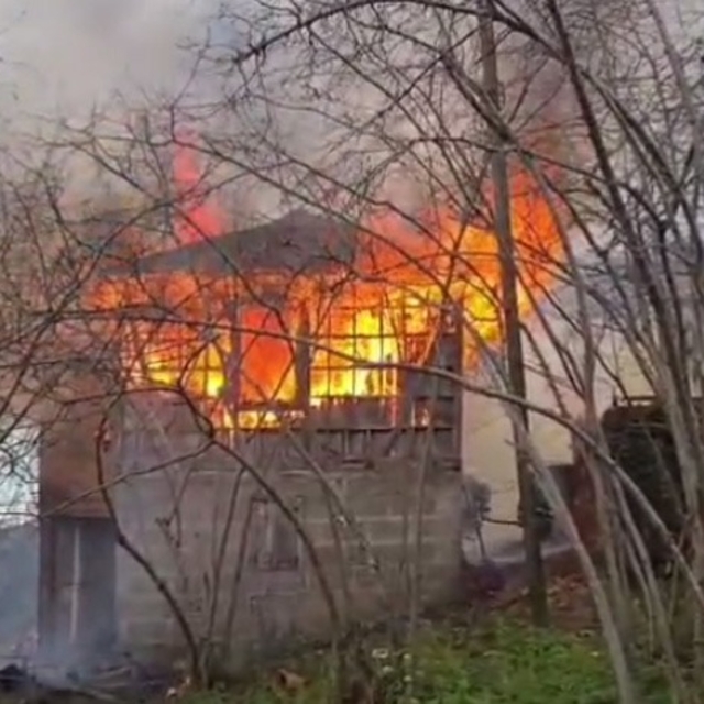 Serenderde çıkan yangında hayatını kaybetti