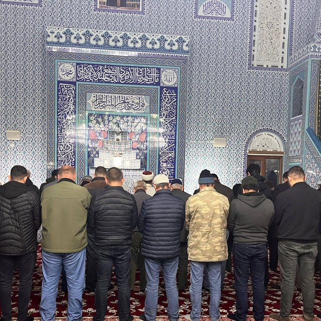 Köyceğiz'de sabah namazında buluştular