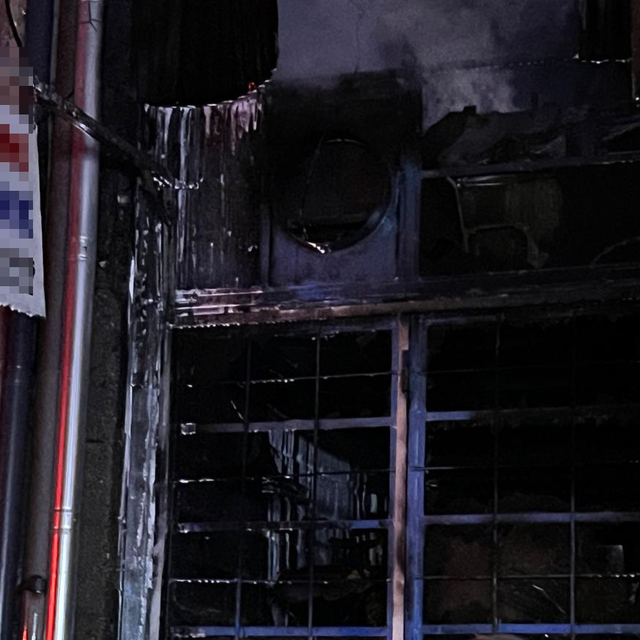 Nevşehir'de oto döşeme dükkanında yangın