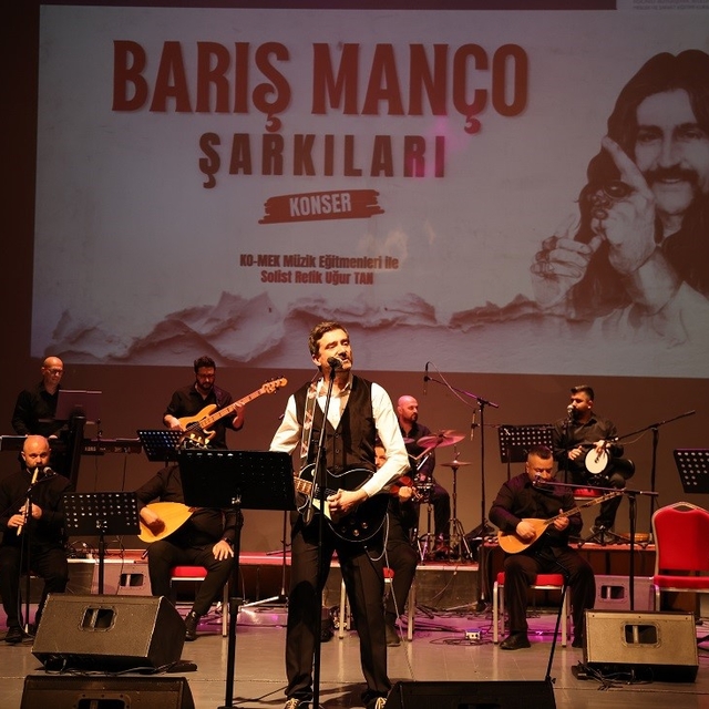 Gebze'de Barış Manço eserleriyle anıldı