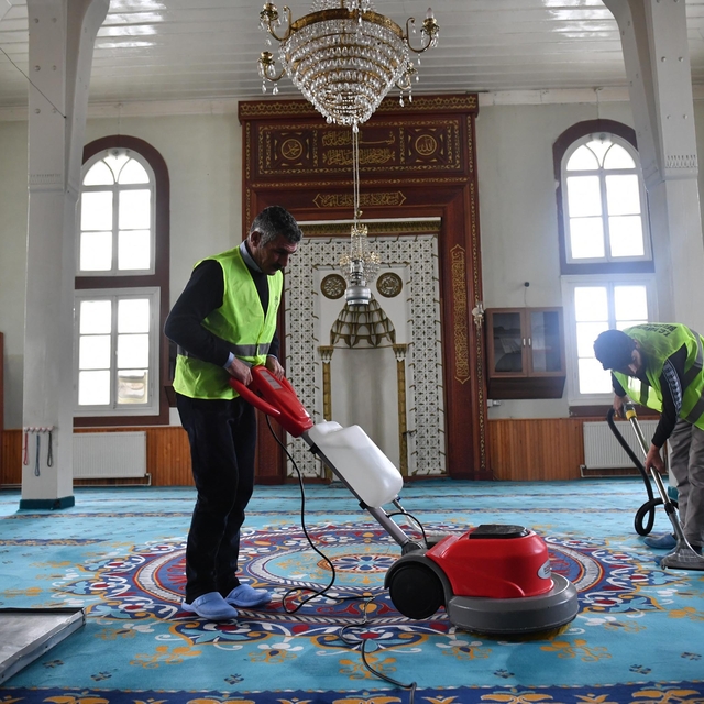 Erzurum'da ramazan öncesi 376 cami ve mescit temizlendi