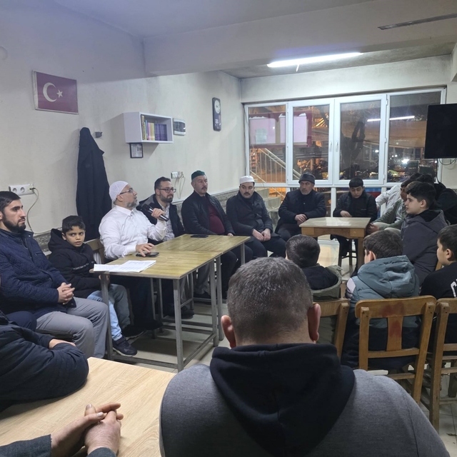 Köşk Başçayır'da maneviyat dolu gece