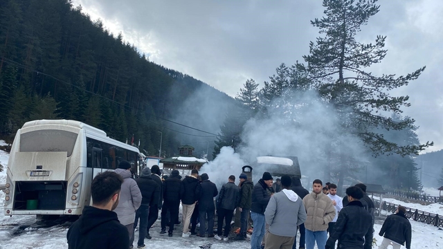 Üniversite öğrencileri karın tadını çıkardı