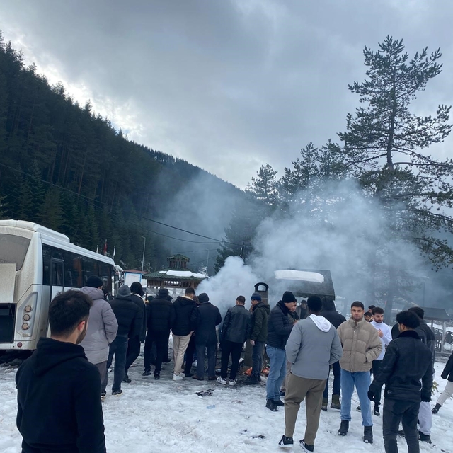 Üniversite öğrencileri karın tadını çıkardı