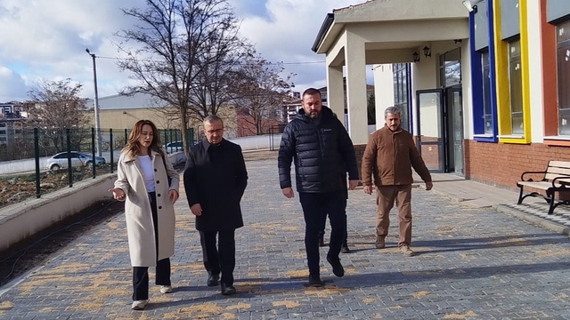 İl Millî Eğitim Müdürü Sinan Aydın'dan eğitim yatırımlarına yerinde inceleme