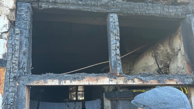 Çamyazı Köyü'nde korkutan yangın