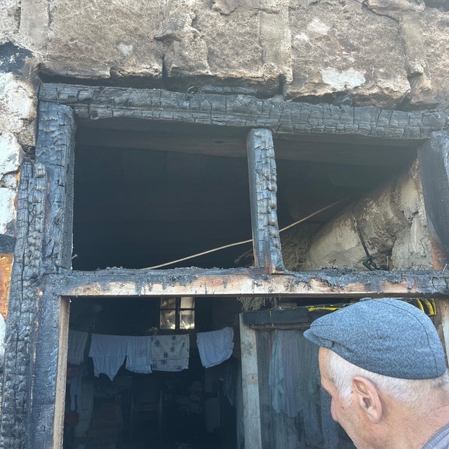 Çamyazı Köyü'nde korkutan yangın