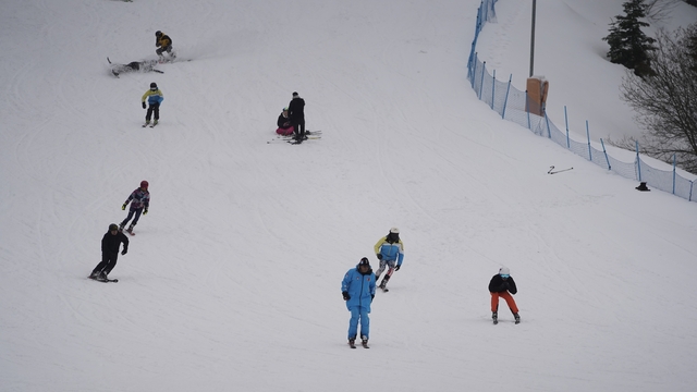 Ilgaz Dağı'na kayakseverler akın etti