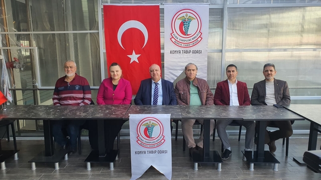 Konya Tabip Odası Başkanı Erayman basın mensuplarıyla bir araya geldi