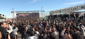 12 Bingölspor, seyircisiz maçta rakibini 7-1 mağlup etti
Taraftarlar, dev e...