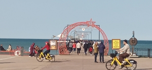 Samsun'da yalancı bahar: Vatandaşlar sahile akın etti