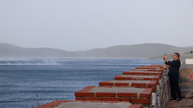Bodrum'da fırtına etkili oluyor