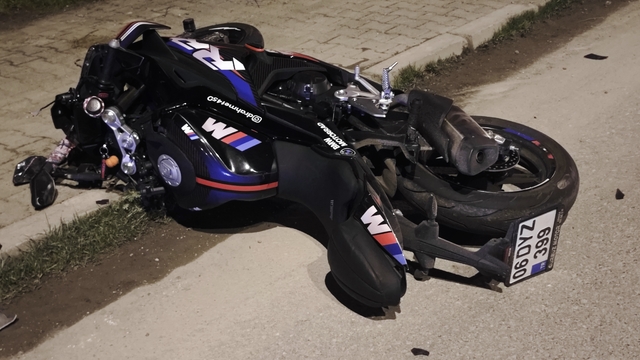 Samsun'da motosikletin çarptığı yaya ağır yaralandı