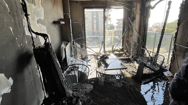 Alanya'da korkutan yangın