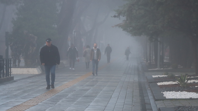 Kırklareli ve Tekirdağ'da sis etkili oldu