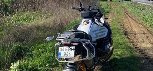 Bilecik'te kontrolden çıkan motosiklet devrildi: 1 yaralı